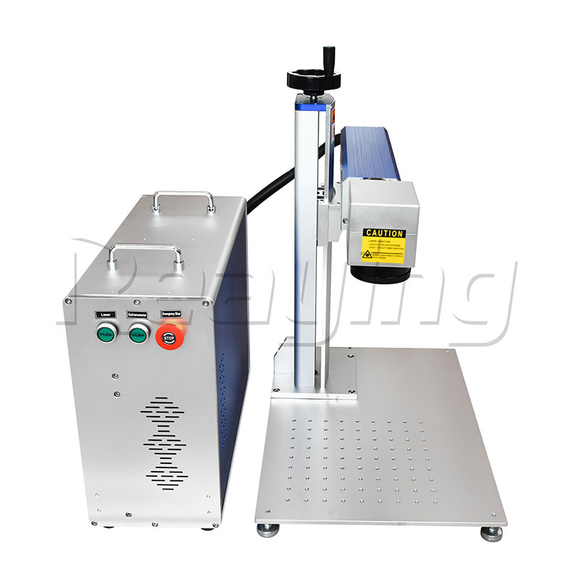 Separate fiber laser marking and engraving machine