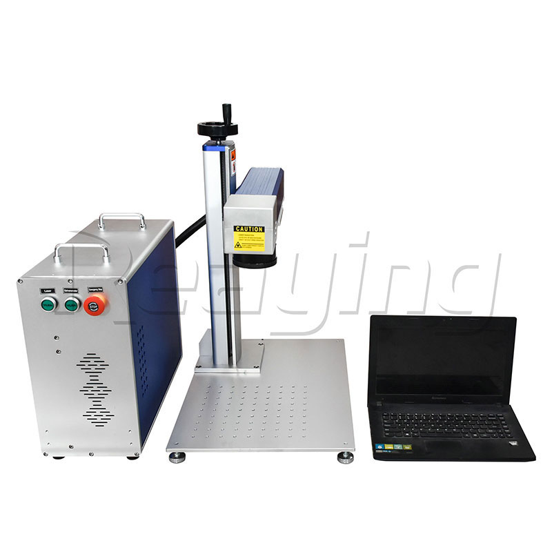 Separate portable fiber makring and engraving machine